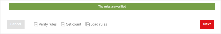 Verify rules