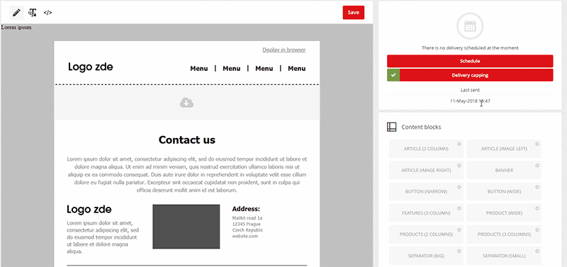 Content Style editor Content Style editor