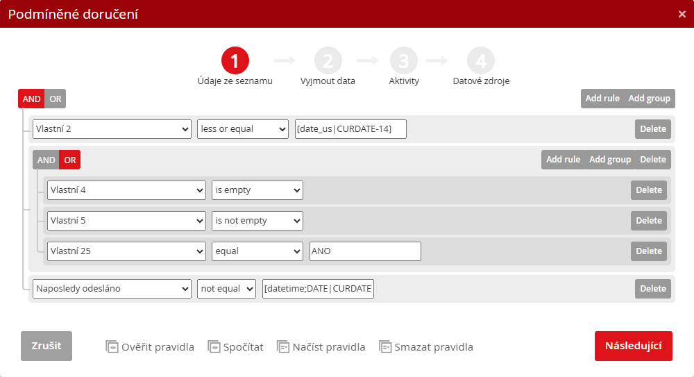 Podmíněné doručení