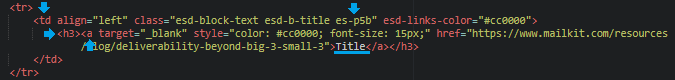 Variable b_title – Internal rule