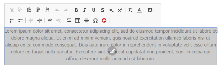Inline editing Inline editing